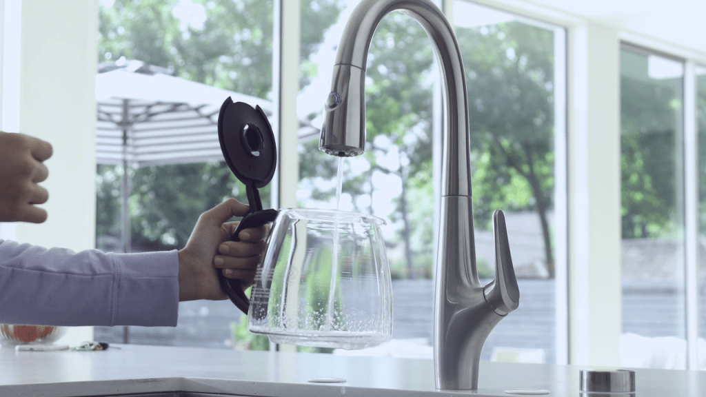 The American Standard Filtered Kitchen Faucet.