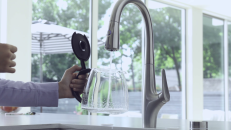 The American Standard Filtered Kitchen Faucet.