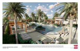 The amenity package at Candela will include a resort-style pool and splash pad.