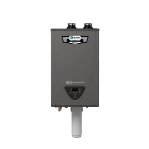 The A.O. Smith Gas Tankless water heater with X3 Technology.