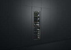 The 24-inch Integrated Wine Column by Fisher & Paykel.