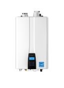 The NPE-A2 condensing tankless water heater by Navien.