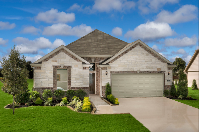 A KB Home model in Sunset Grove.