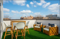 Rooftop terrace at The Views on Ponce.