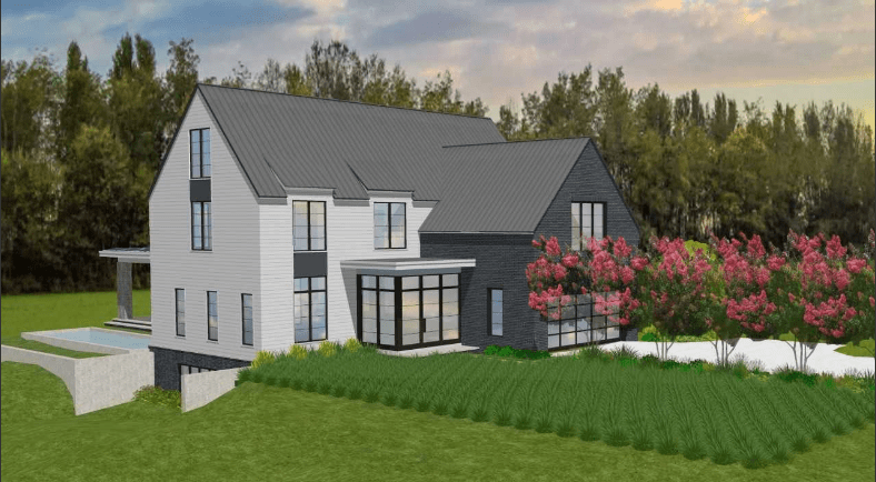 A rendering of the Wickstead home.