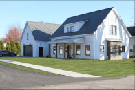 Corbin Borkholder's net-zero home in Indiana.