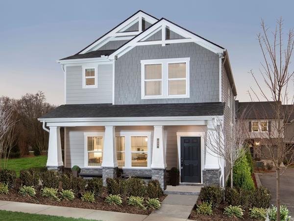 The Calhoun model home by Meritage Homes at Taylor Landing in Columbia, Tenn.