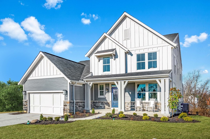 Fischer Homes Charles Modern Farmhouse model.