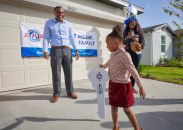 Navy Petty Officer First Class Garfield Johnson, his wife Tia, and their two children—Gabrielle and Gavin—have received a mortgage-free, four-bedroom home in Tampa, Florida, from Meritage Homes and Operation Homefront.