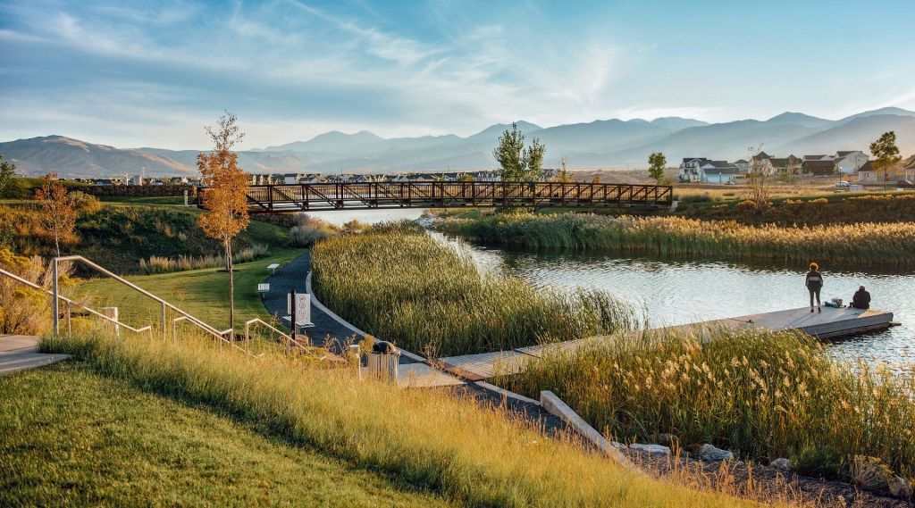 The Daybreak master-planned community in South Jordan, Utah, will include approximately 20,000 new homes and a wealth of community amenities at completion.