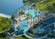 The Estrella master plan in Goodyear, Arizona, features a wealth of outdoor amenities, including resort-style pools, a waterpark, and 72 acres of lakes.