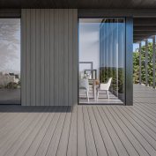 Deckorators' Voyage boards in Sierra, in use as exterior residential cladding.