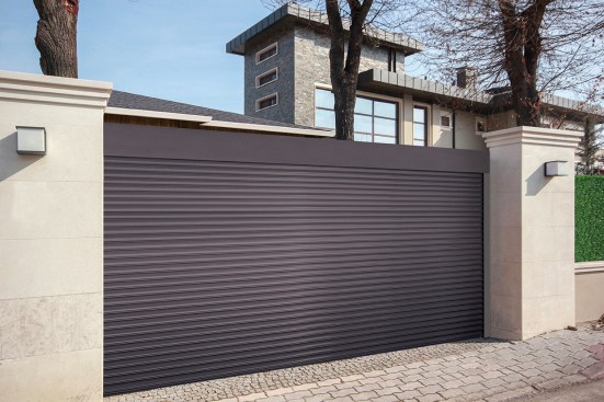 automatic wooden entry door