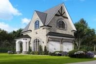 Garage Plan with Apartment (Front Exterior) from Houseplans.com