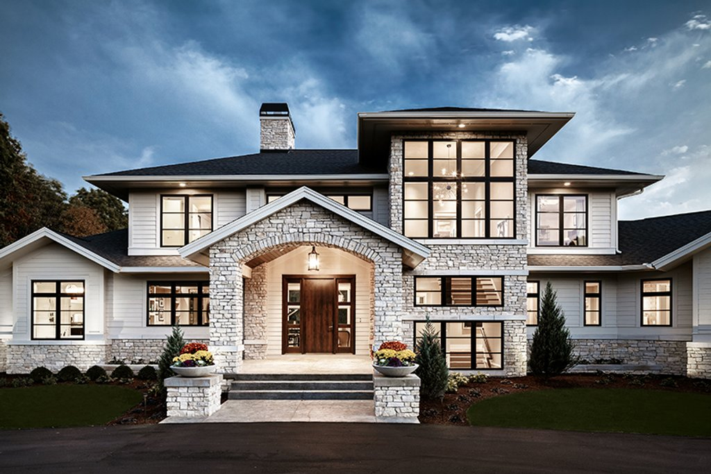 Modern luxury house plan 928-287. See more photos at Houseplans.com.