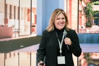 Zonda principal Mollie Carmichael kicks off the booth sessions at the 2022 International Builders' Show.