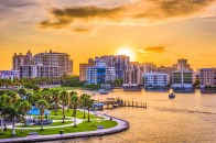 Sarasota, Florida, skyline.