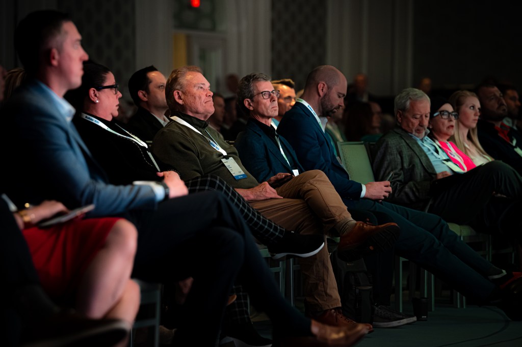 Attendees during a session at the 2023 Builder 100 conference.