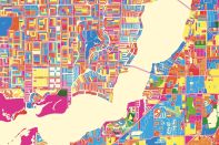 Map of Cape Coral, Florida.