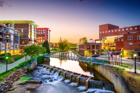 Greenville, South Carolina, ranked as the top city for remote workers to live, according to RentCafe.