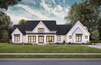 Luxury house plan 1074-69 front exterior. See details at Houseplans.com.