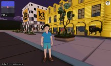 A screenshot from the author's virtual community tour.