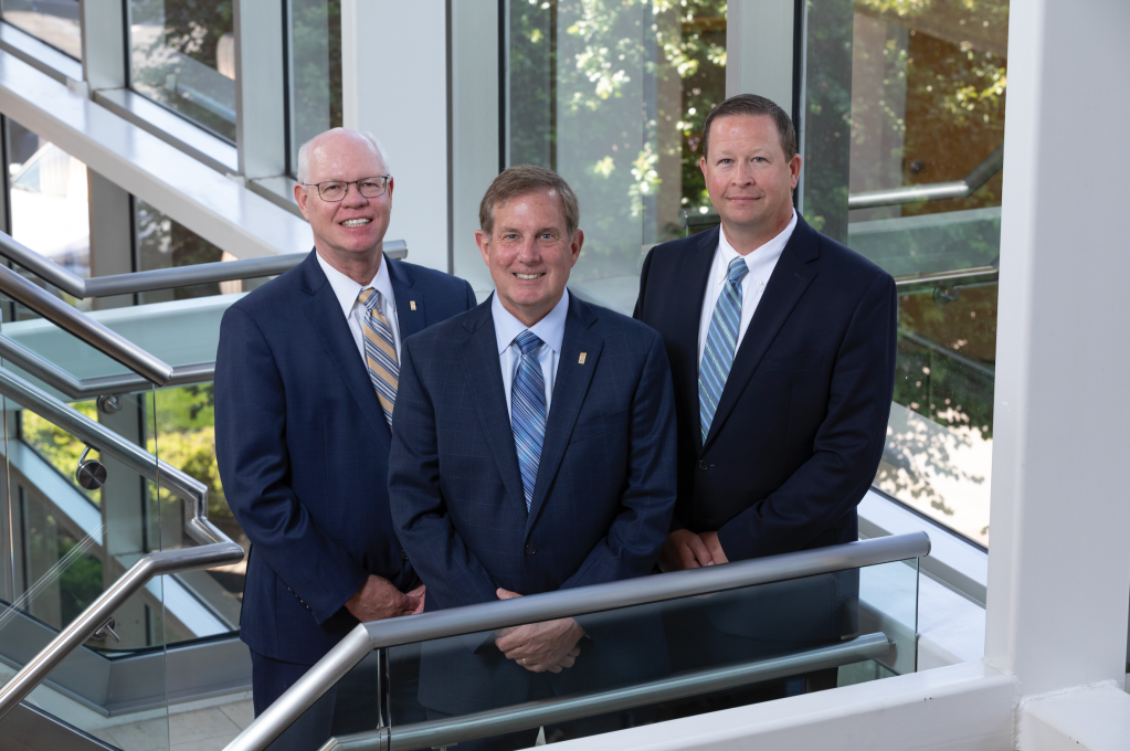 From left: Dan Jones, David Drees, and Tim Terrell of Drees Homes