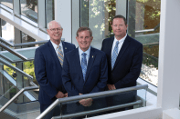 From left: Dan Jones, David Drees, and Tim Terrell of Drees Homes