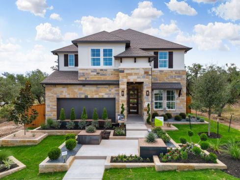 The Garner home in Retreat at San Gabriel in Georgetown, Texas, offers four- to five-bedrooms within 2,653 square feet.
