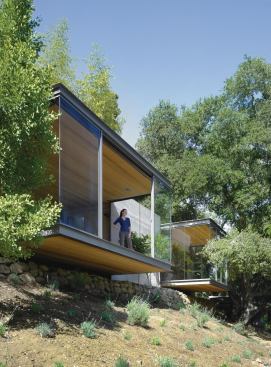 The 2010 Project of the Year-winning teahouses sit high up on a hillside and are buffered by foliage. For more information about this project, 
click here.