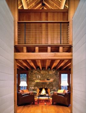 2008 CHDA  Custom Home of the Year  Walden, Colo., Residence  Entrant/Architect: Turnbull Griffin Haesloop Architects, San Francisco; Builder: Byron Miller Construction, Arvada, Colo.; Photographer: David Wakeley    The interior deploys archetypal Western imagery in service of Modernist design principles.