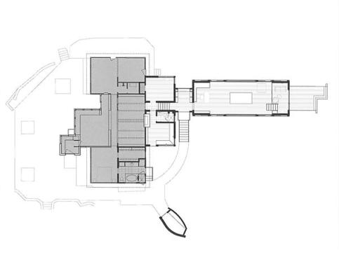 The projects floor and site plan. 