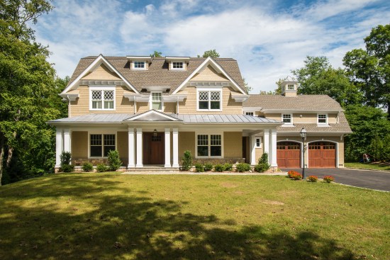 The 5,800-square-foot home in New Canaan, Conn., is heated and cooled via radiant ceiling panels.