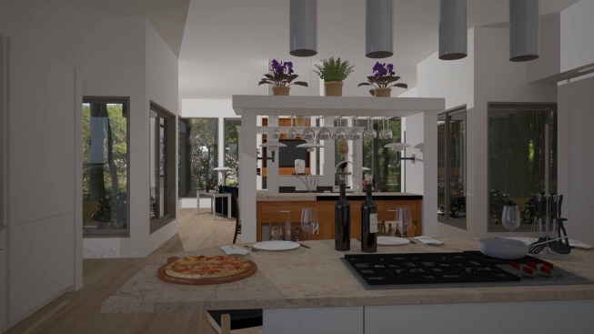 kitchen view 2