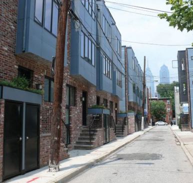 The Bancroft Green modular green infill apartments by Simplex Homes.