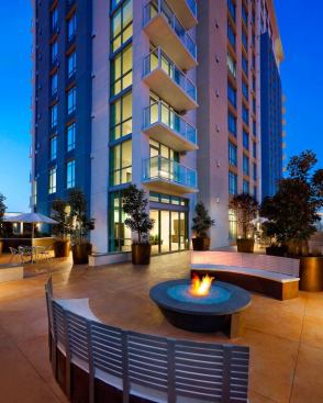 This LEED Gold high-rise, a 2011 Builder’s Choice Grand Award Winner, houses lots of people, but it features outdoor spaces that encourage gathering.  Architect: Tony Cutri, Martinez  + Cutri Corp.; Builder: Carmen Vann, Turner Construction; Landscape Architect: Mohamed Zaki, DeLorenzo Incorporated