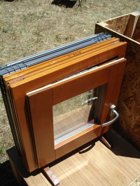 The triple-glazed windows will have an R-value of 7.