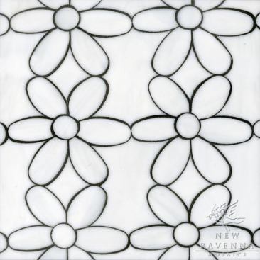 Daisies shown in Moonstone.