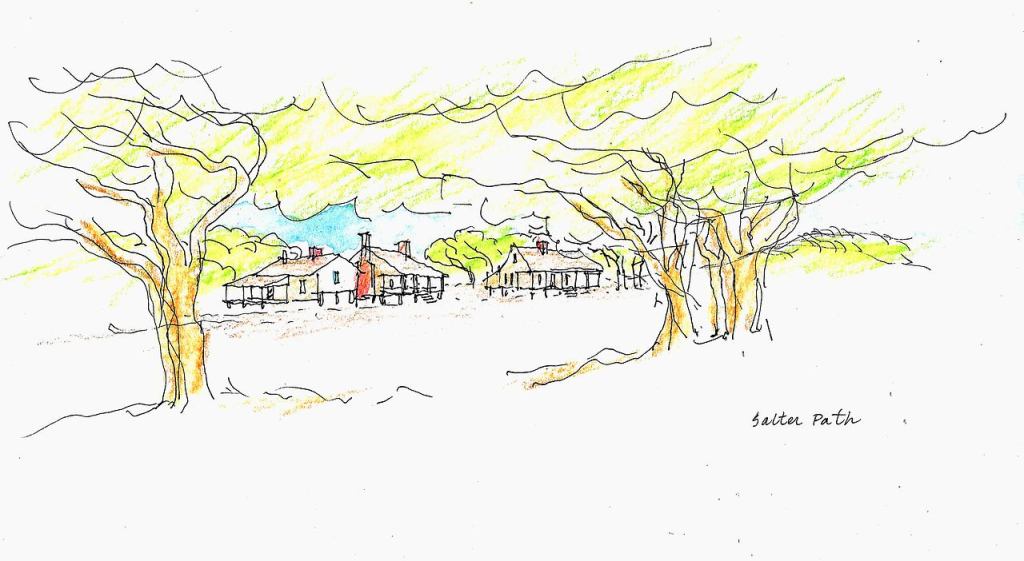 Fisherman's houses in Salterpath. N.C. that have survived hurricanes for more than 100 years.