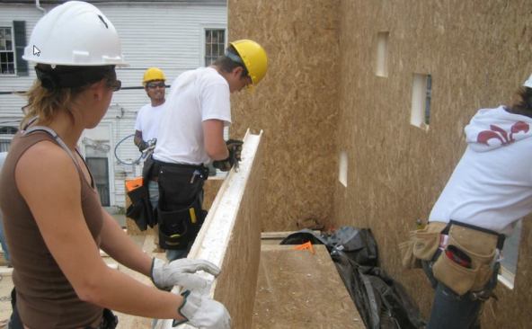 That method of fabrication is slightly more expensive than stick built according to Mouton, but it will become more cost effective once it becomes familiar to the common builder.