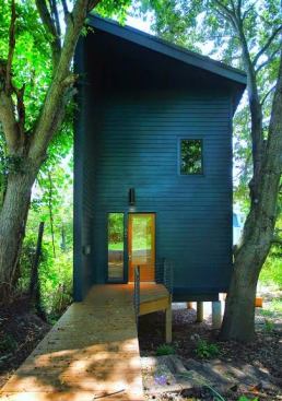 3rd Place Juried Winner

The 2013 Rebecca Hedly House, aka the Blue House, Asheville NC.  Designed by Maria Rusafova of Rusafova Markulis Architects, Asheville.  Built by owner Rebecca Hedly.  Structural engineering by McDonald Structural Engineering.  Photos by Jennifer Coates.