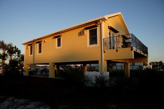 The company says the casting process simulates the texture of wood shingles on exterior walls and could mimic a metal or tile roof.