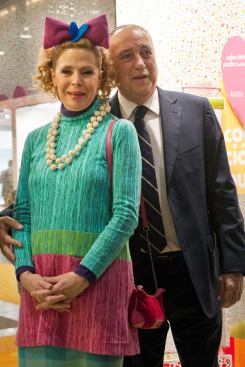 Spanish designer and fashion icon Agatha Ruiz de la Prada.