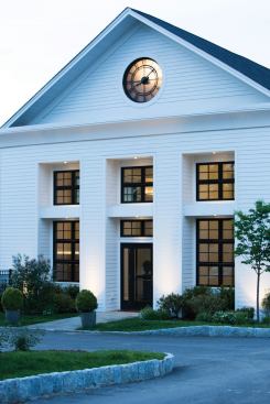 A three-story community center modeled on New England meeting houses provides an architectural focal point while housing multiple activities.