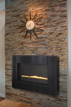 With a 7-inch-deep profile, the ultra-slim Revo series offers the thinnest AFUE-rated fireplaces ever made, says the firm. Designed for ease of installation, the units—capable of producing up to 24,000 BTUs—require no footprint or exterior chase. Direct vent technology ensures all exhaust gases are expelled outside the home. www.heatnglo.com.