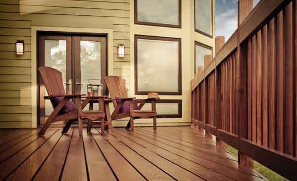 Stacking the Deck  Eastman Chemical Co., long a supplier of raw materials to building products manufacturers, has entered the retail market with Perennial Wood: Southern pine treated with a process called acetylation that Eastman says will make the softwood tougher than unmodified softwood, more stable, and resistant to moisture. Perennial Wood’s first use will be as decking, and it will carry a 25-year warranted against rot, decay and movement. Perennial Wood will initially be sold in New England and nearby states at lumber dealers served by the distributor Boston Cedar as well as at roughly 100 Lowe’s home improvement stores in the region. Eastman also believes it could be used for outdoor furniture, fencing, railing, and porches. 
Eastman Chemical. www.perennialwood.com. 
—C.W.