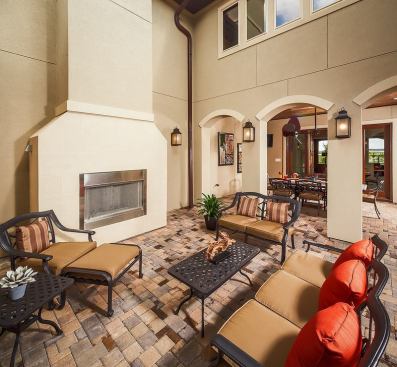 Builder: Partners in Building; Architect: Woodley Architectural Group, Inc.; Project: Cinco Ranch; Description: Interior Courtyard