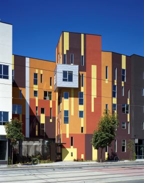 Armstrong Senior and Family Housing has small, efficient units supplemented with shared common spaces and amentities.