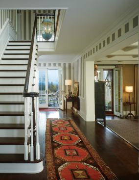 The house's entry hall.