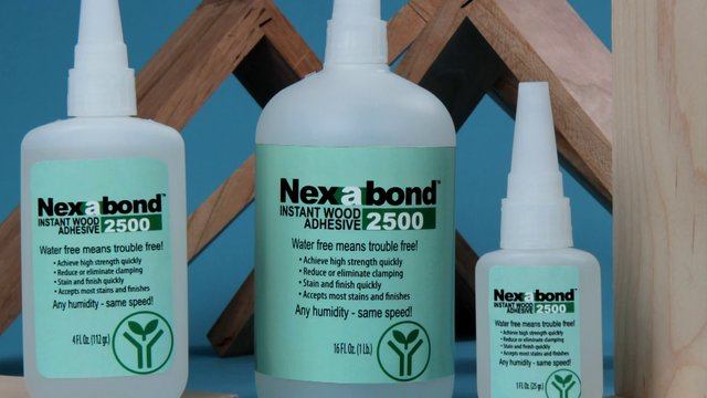 Nexabond 2500 wood adhesives can help pros save time and money because they allow for sanding and finishing in minutes as opposed to hours and reduce the need for clamping. Designed for cabinetry and millwork professionals, they apply easily and allow for the wood to be adjusted into place. The adhesives come in three formulations based on handling time: long handling, medium handling, and short handling. They received an Honorable Mention from the 2014 IBS Best Products Awards program.